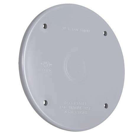 1 2 round electrical box cover|electrical outlet round cover plate.